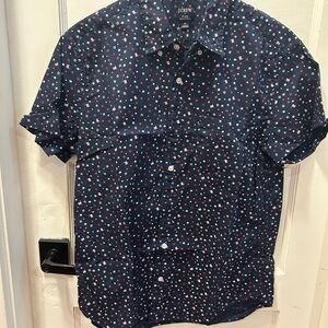 J. Crew Men's American Flag Shirt